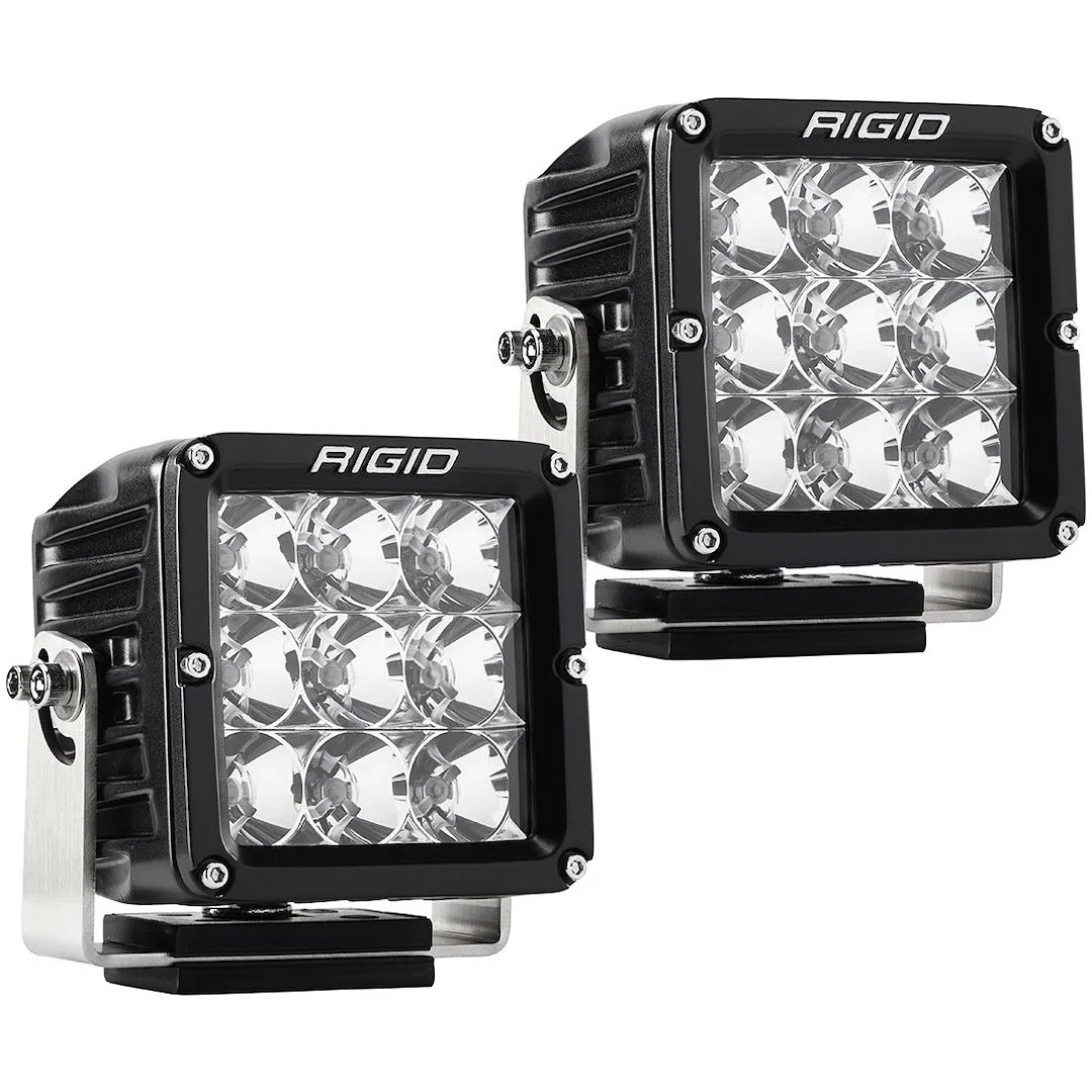 322113 – RIGID IND Driving/ Fog Light, LED Bulb 9 LED 4 Inch Square 69 Watt Bulbs Amp Draw 4.93 AMP Hybrid-Flood Beam...